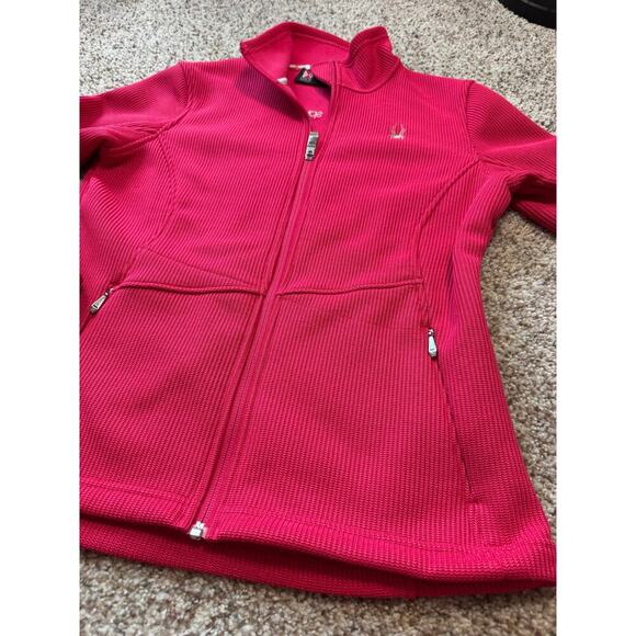 SPYDER CORE Sweater/Jacket, size Large, Red/Pink; full zip; - Picture 9 of 12